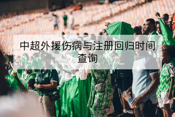 中超外援伤病与注册回归时间查询